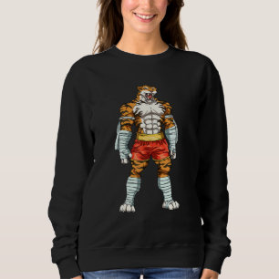 Strong Muay Thai Tiger Giant Thai Boxing Tiger Sweatshirt