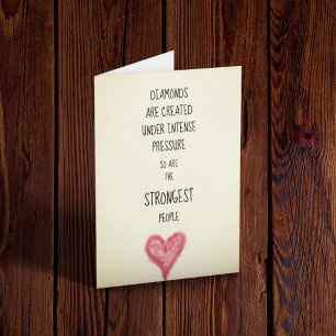 Strong People Inspirational Encouraging Card