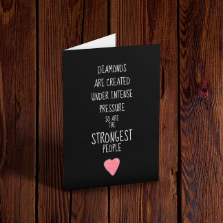 Strong People Inspirational Encouraging Card