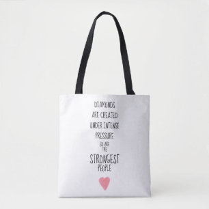 Strong People Inspirational Encouraging  Tote Bag