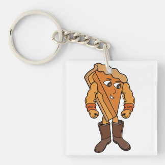 Strong Pie Wearing Boots Key Ring