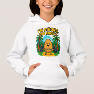 Strong Potato Gym Cartoon T-Shirt