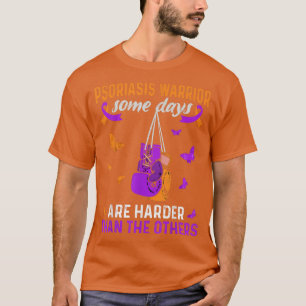 Strong Psoriasis Warrior Ribbon Support Psoriasis T-Shirt