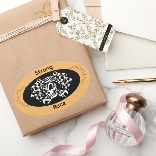 Strong Race Sport Sticker – Power & Speed Athletic (Gifting)