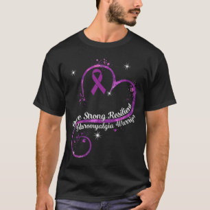 Strong Resilient Fibromyalgia Warrior Awareness Pu T-Shirt
