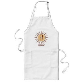 Strong, Serene, Unstoppable – Yoga Sunburst Pose Long Apron
