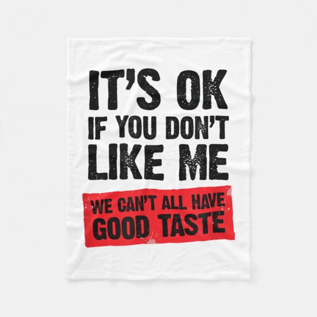 Strong, Smart, Confident &amp; Funny Attitude Quot Fleece Blanket (Front)