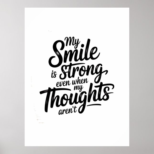 Strong Smile, Quiet Struggle Poster (Front)