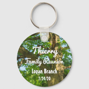 Strong Tree Family Reunion Custom Key Ring