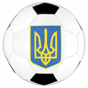 Strong Ukraine Coat Of Arms - Freedom Always Wins Football