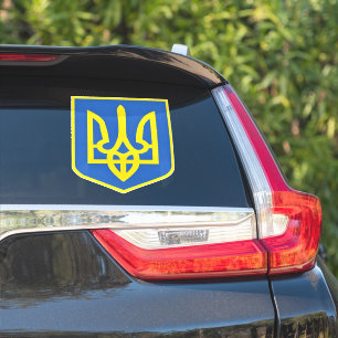 Strong Ukraine Coat Of Arms Sticker - Freedom