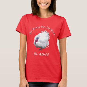Strong Vegan Turkey Christmas T-Shirt