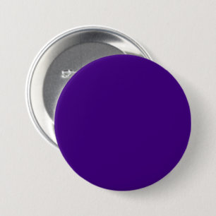 Strong Violet 400080 Colour - Add a Name Option 7.5 Cm Round Badge