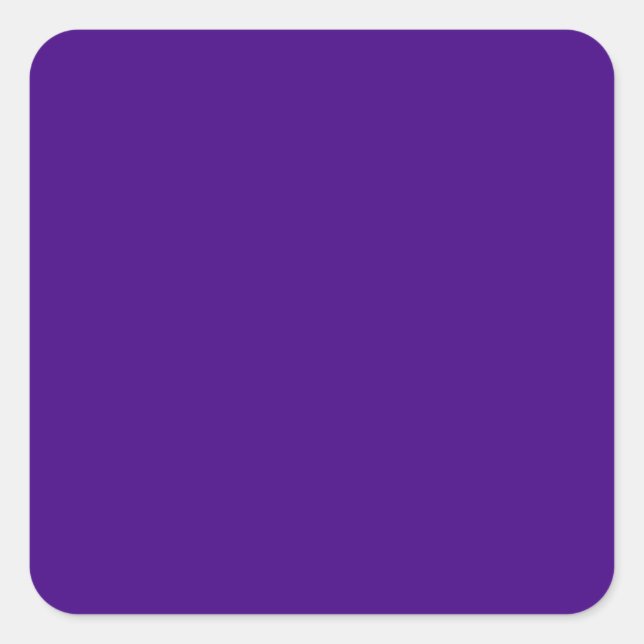 Strong Violet 400080 Colour, Option to Add Image Square Sticker (Front)
