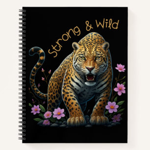 Strong & Wild Jaguar Soul Spiral Notebook