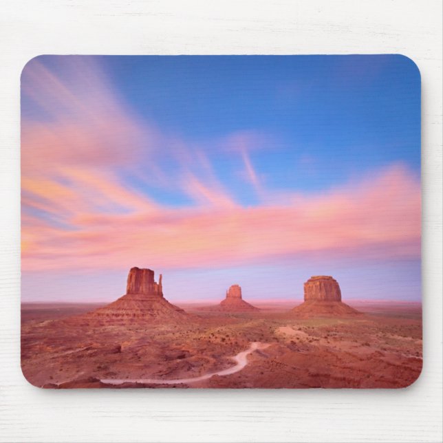 Strong Winds over Desert Valley Mouse Mat (Front)
