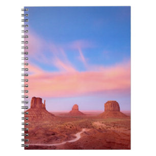 Strong Winds over Desert Valley Notebook