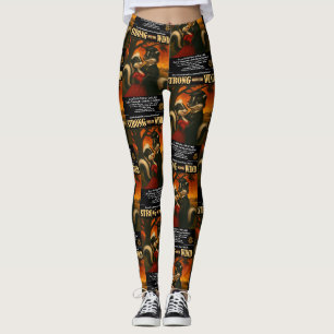 Strong with the Wind Movie Parody Leggings