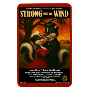Strong with the Wind Movie Parody Magnet