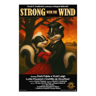 Strong with the Wind Movie Parody Photo Print