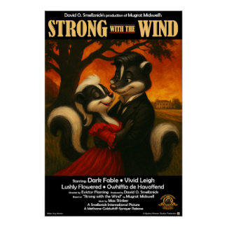 Strong with the Wind Movie Parody Poster