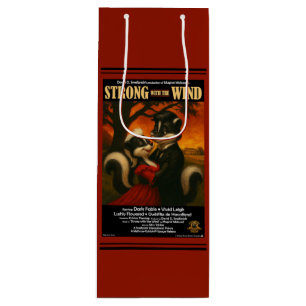 Strong with the Wind Movie Parody Wine Gift Bag