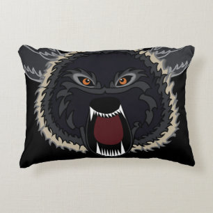 Strong Wolf Decorative Cushion