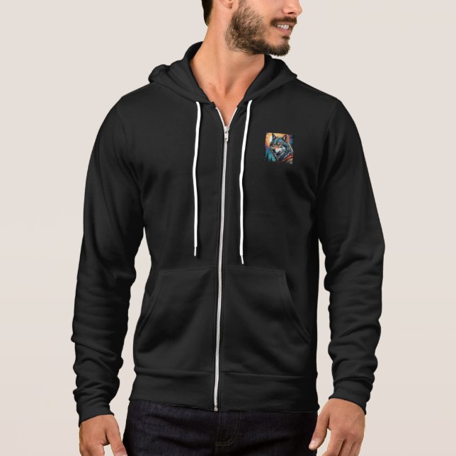 Strong Wolf Hoodie (Front)
