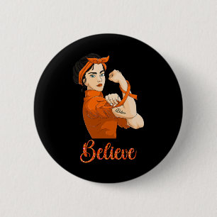 Strong Woman Blood Cancer 2 6 Cm Round Badge