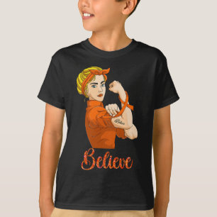 Strong Woman Blood Cancer  T-Shirt