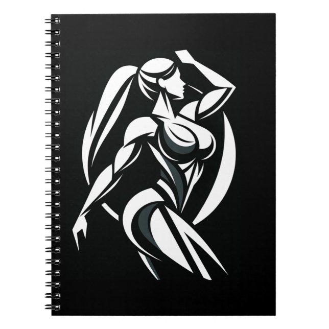 Strong Woman Fitness Personal Training Minimalist Notebook (Front)