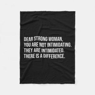 Strong Woman Pro Choice Feminist Fleece Blanket