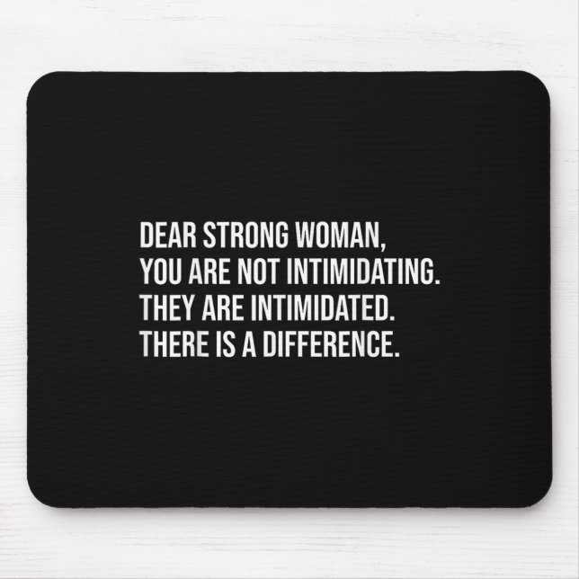 Strong Woman Pro Choice Feminist  Mouse Mat (Front)