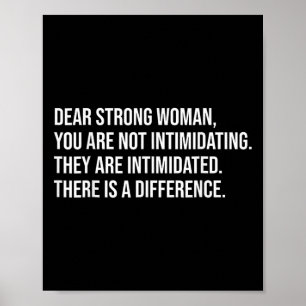 Strong Woman Pro Choice Feminist  Poster