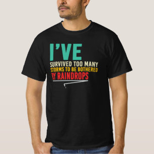Strong Woman Survived The Storms Inspirational Quo T-Shirt