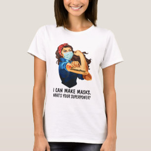 Strong Woman Tattoo Seamstress I Can Make T-Shirt