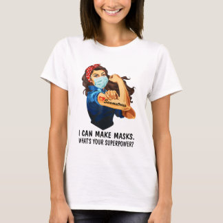 Strong Woman Tattoo Seamstress I Can Make T-Shirt