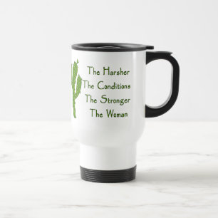 Strong Woman Travel Mug