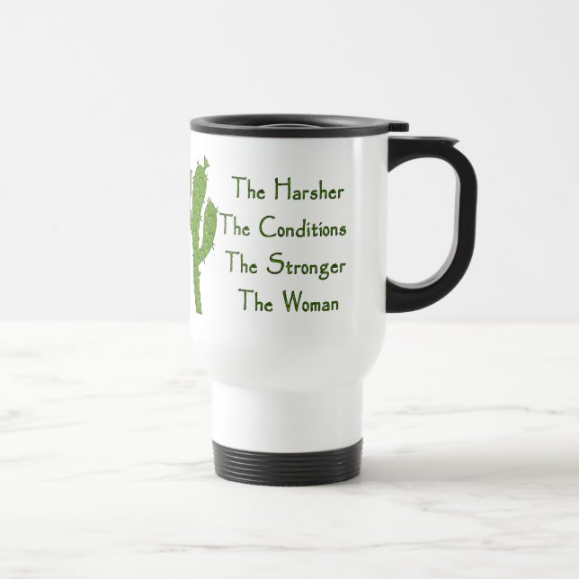 Strong Woman Travel Mug (Right)
