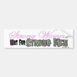 Strong women Bumper sticker