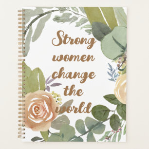 strong women change the world 8th march equality planner