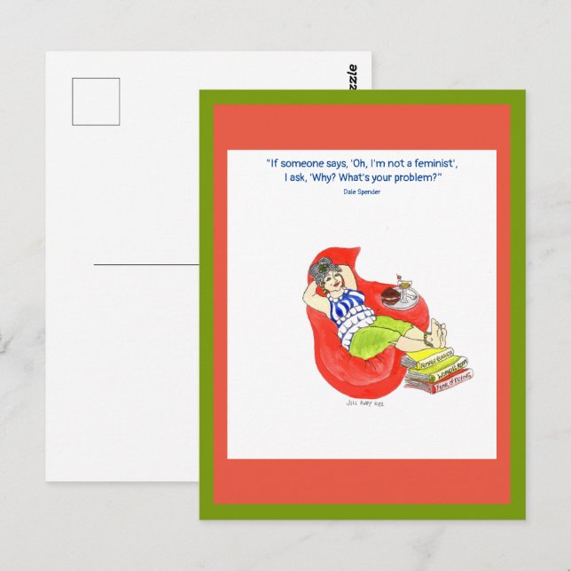 Strong Women 'Feminist'  Postcard (Front/Back)