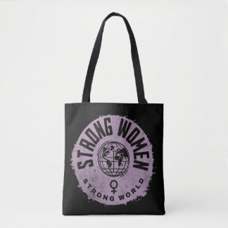 Strong Women Inspirational  Quote Tote Bag