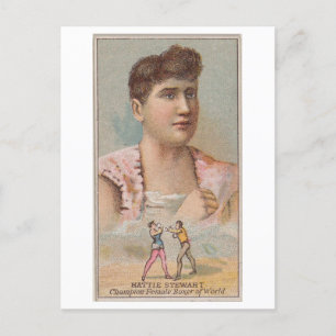 Strong Women Series #27: Hattie Stewart Vintage Postcard