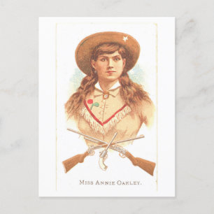 Strong Women Series #37: Annie Oakley Vintage Postcard