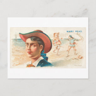 Strong Women Series #44: Pirate Mary Read Vintage Postcard
