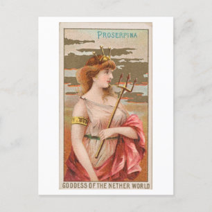 Strong Women Series #53: Proserpina Vintage Postcard