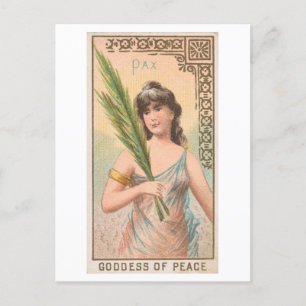Strong Women Series #56: Pax Peace Vintage Postcard
