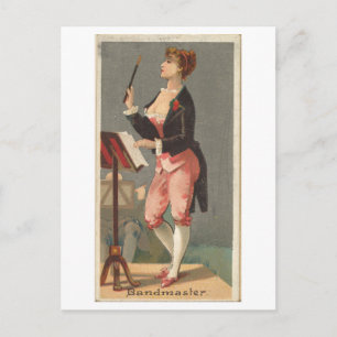 Strong Women Series #7: Conductor Vintage Postcard