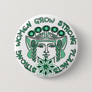 Strong Women Strong Planet 6 Cm Round Badge